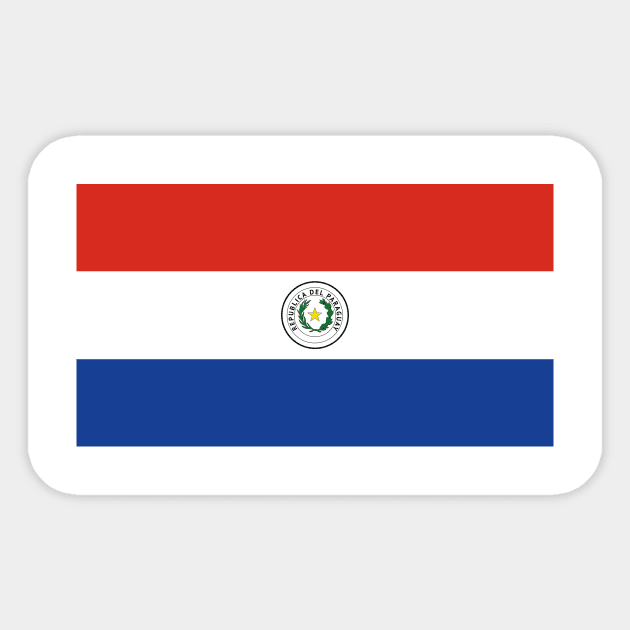 Paraguay Sticker by Wickedcartoons